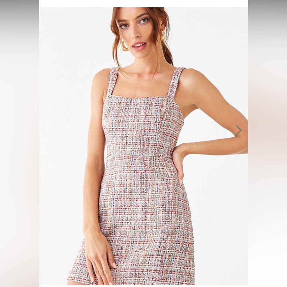 Forever 21 Multicolor Printed Mini Relaxed Fit A Line Dress